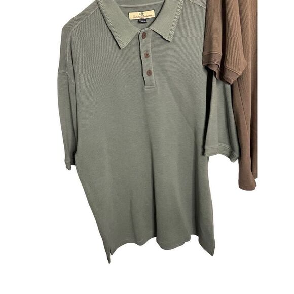 Bundle Tommy Bahama Silk Blend Textured Polos Men’s Size Large - Picture 2 of 8